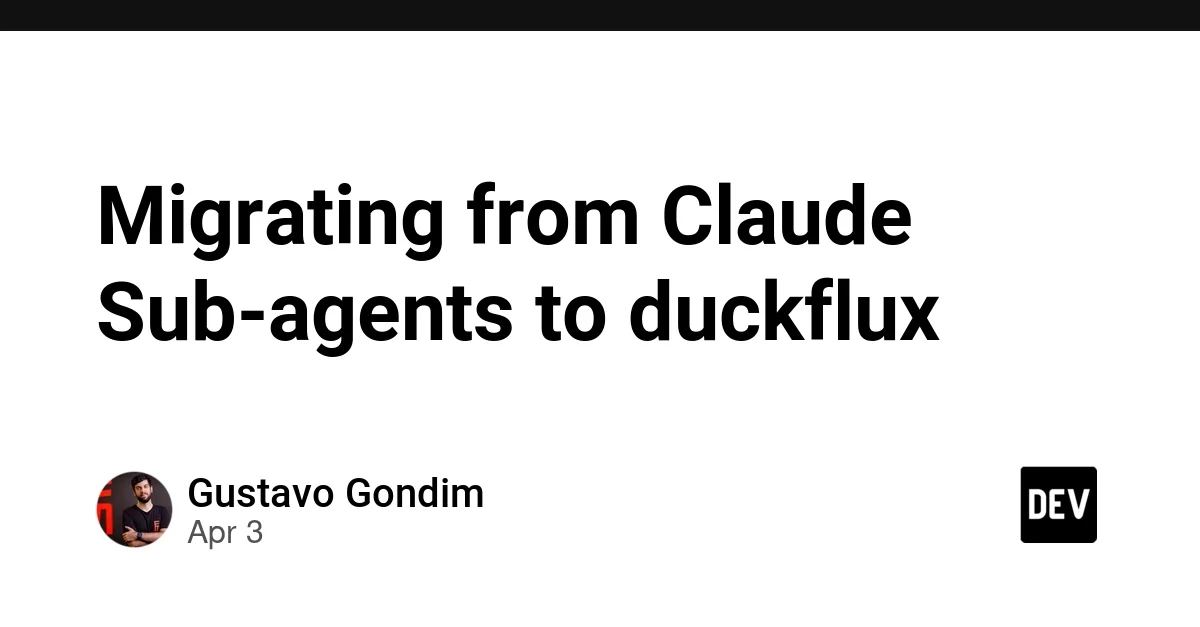 Migrating from Claude Sub-agents to duckflux