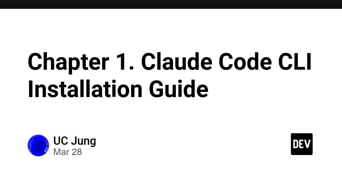 Chapter 1. Claude Code CLI Installation Guide