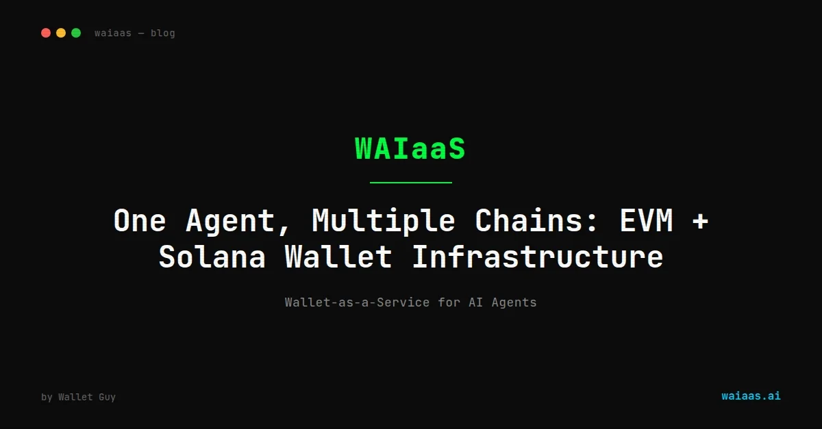 One Agent, Multiple Chains: EVM + Solana Wallet Infrastructure