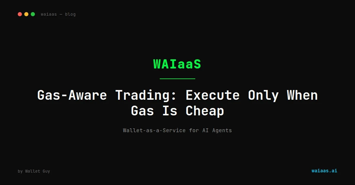 Gas-Aware Trading: Execute Only When Gas Is Cheap