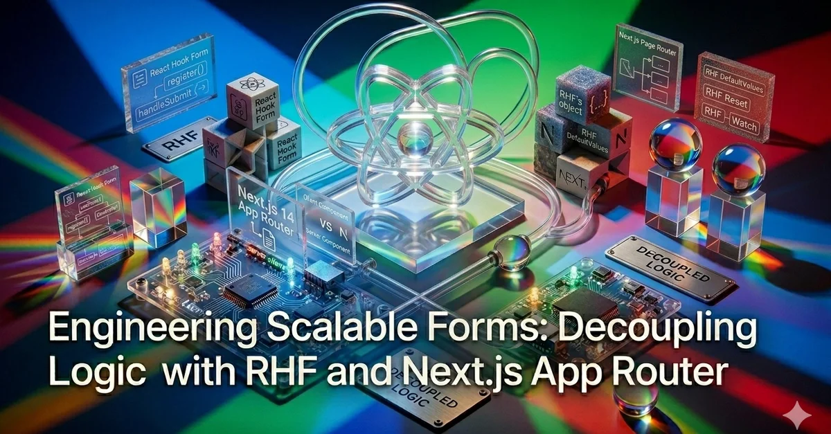 Engineering Scalable Forms: Decoupling Logic with RHF and Next.js App Router