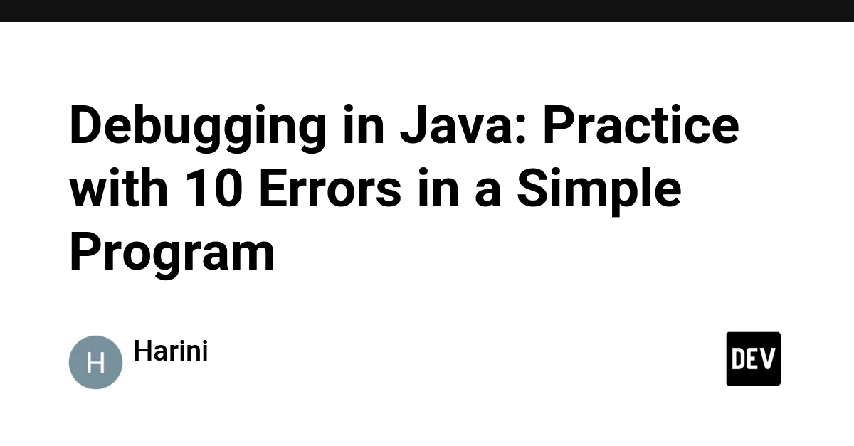 Debugging in Java: Practice with 10 Errors in a Simple Program