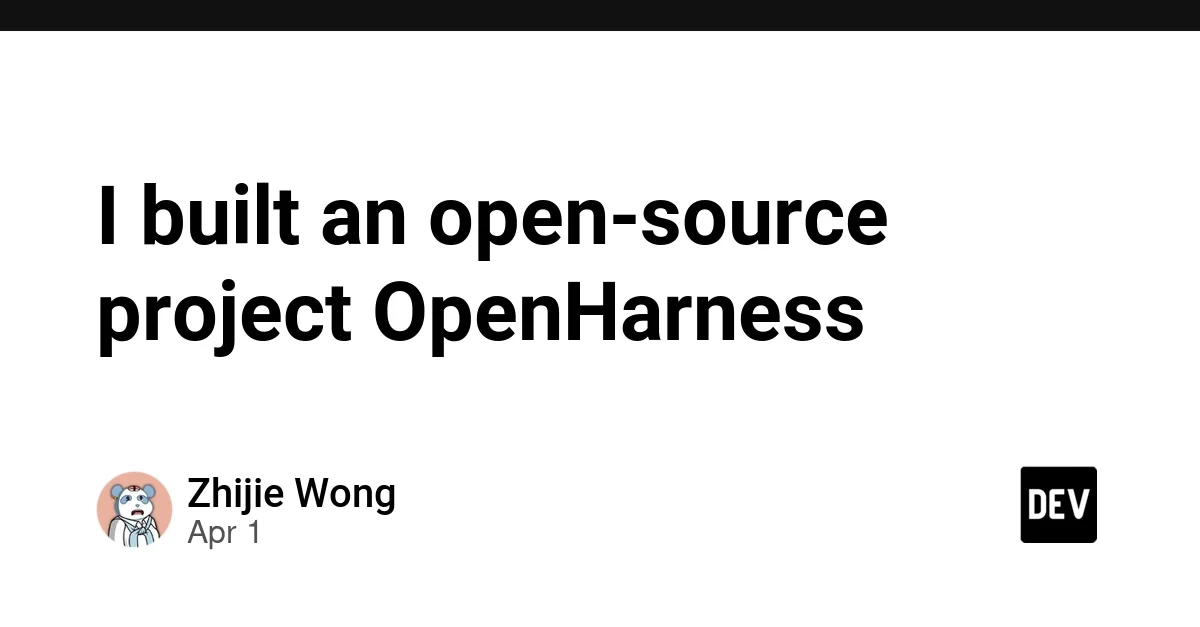 I built an open-source project OpenHarness๐ชผ