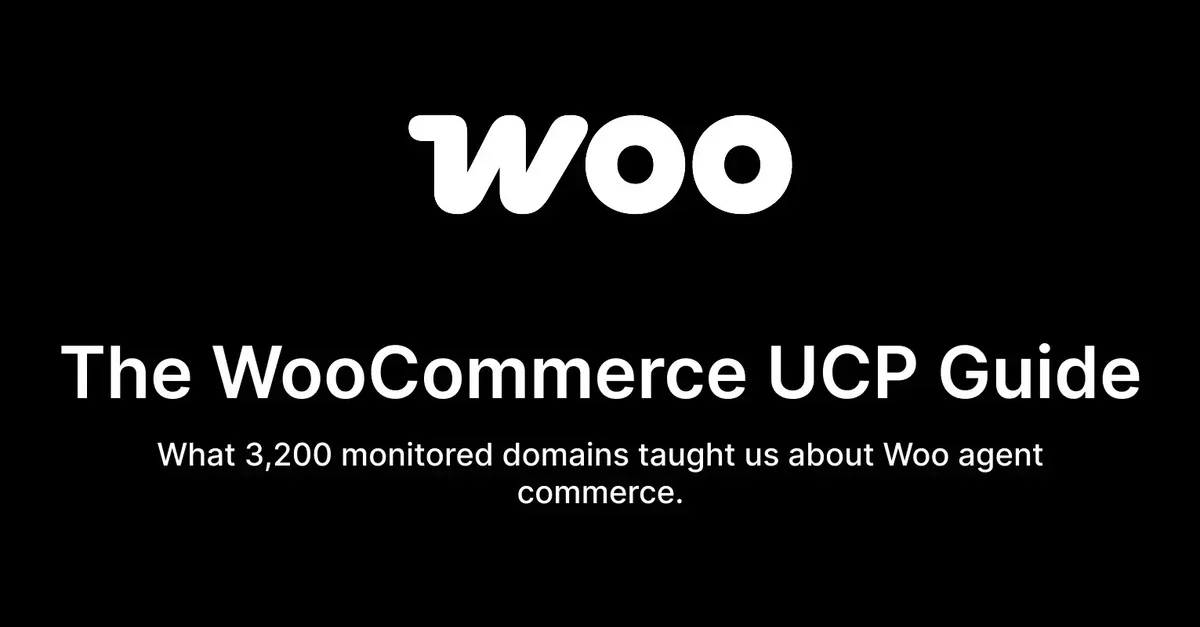 The WooCommerce UCP Guide: What Our Monitoring Data Reveals About WordPress Agent Commerce