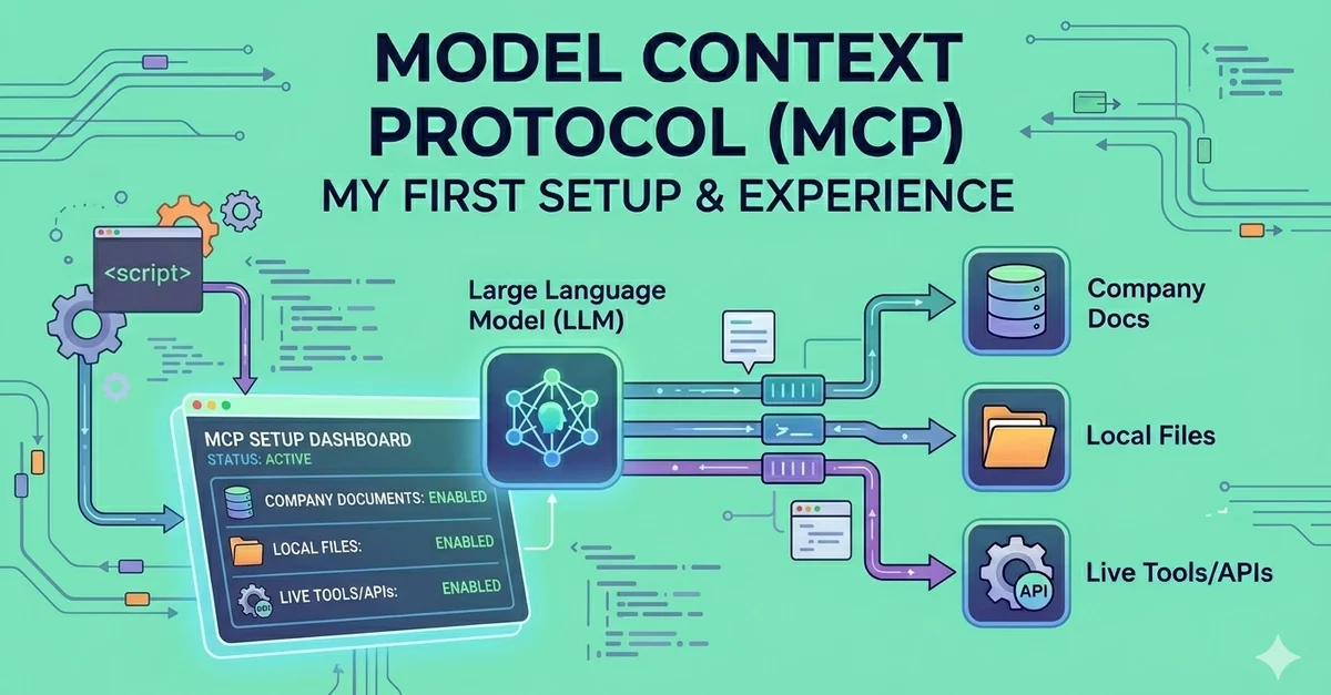 Trying MCP for the First Time — What Stood Out