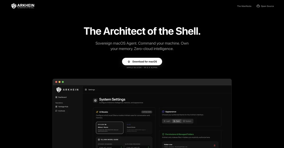 Arkhein: Command Your Silicon. Own Your Memory.
