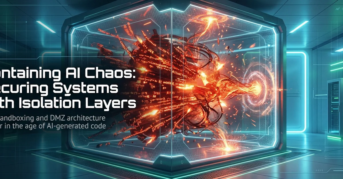 How to Isolate AI-Generated Code Before It Destroys Your System