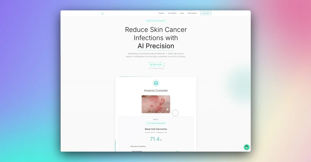 I Built an AI Skin Disease Detector with Flask, TensorFlow Lite, and Groq — Here's How
