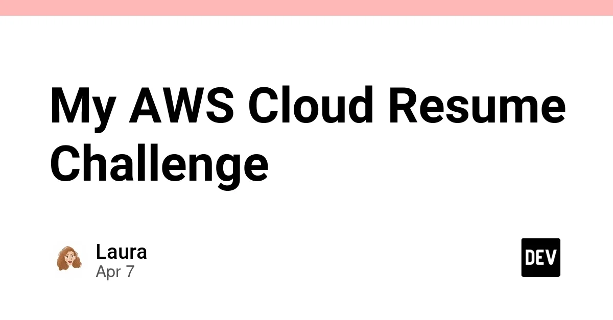 My AWS Cloud Resume Challenge โจ๐ฉ๐ฝโ๐ป